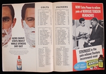 1965 Green Bay Packers vs Baltimore Colts Western Conference Play-Off Game Illustrated Magazine