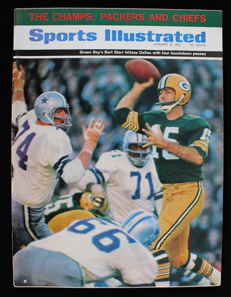 1967 Bart Starr Green Bay Packers Sports Illustrated Magazine