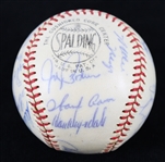 1962 National League All Stars Team Signed ONL Giles Baseball w/ 24 Signatures Including Willie Mays, Hank Aaron, Roberto Clemente, Stan Musial, Ernie Banks, Bob Gibson & More (JSA)