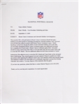 2009 Pink NFL Breast Cancer Awareness Band & League Memorandum + Josh Sitton #71 Finger Cast (MEARS LOA / Pepper Burruss Collection)