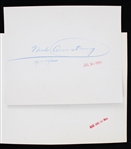 1969 Apollo 11 Neil Armstrong Edwin Aldrin and Michael Collins 7x8 and 8x10 Original Photos (Blank Backs) (Lot of 2)