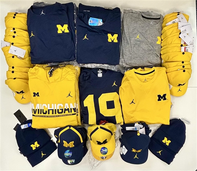 2010s-2020s Michigan Michael Jordan Apparel (Lot of 90+)
