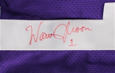 1995 Warren Moon Minnesota Vikings Signed Home Jersey (MEARS LOA / JSA)