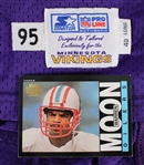 1995 Warren Moon Minnesota Vikings Signed Home Jersey (MEARS LOA / JSA)