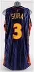 2001-02 Bob Sura Golden State Warriors Game Worn Road Jersey (MEARS LOA)