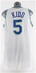 1995-96 Jason Kidd Dallas Mavericks Game Worn Home Jersey (MEARS A5)