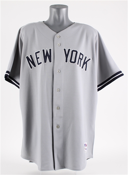 2006 Jaret Wright New York Yankees Game Worn Road Jersey (MEARS LOA / MLB Hologram / Steiner)