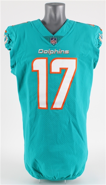 2018 Ryan Tannehill Miami Dolphins Game Issued Home Jersey (MEARS LOA & PSA/DNA)