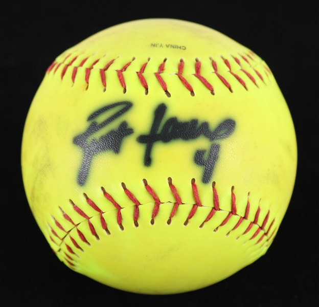 2000s Brett Favre Green Bay Packers Signed DeMarini Charity Game Used Softball (MEARS LOA / JSA / Pepper Burruss Collection)