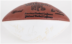 1960-90 New York Jets Pro Bowlers Multi Signed ONFL Tagliabue Autograph Panel Football w/ 30 Signatures (MEARS LOA / Pepper Burruss Collection)