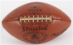 1966-69 Game Used Official American Football League (AFL) Milt Woodard Football (MEARS LOA / Pepper Burruss Collection)