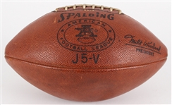 1966-69 Game Used Official American Football League (AFL) Milt Woodard Football (MEARS LOA / Pepper Burruss Collection)
