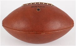 1966-69 Game Used Official American Football League (AFL) Milt Woodard Football (MEARS LOA / Pepper Burruss Collection)