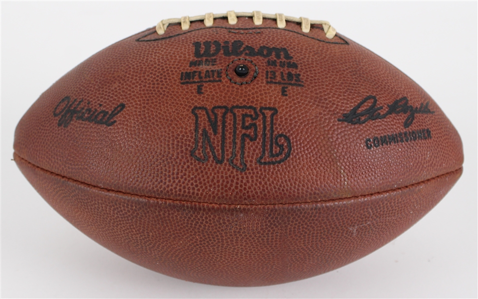 1972 Official NFL Pete Rozelle Game Used Football (MEARS LOA / Pepper Burruss Collection)