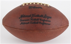 1972 Official NFL Pete Rozelle Game Used Football (MEARS LOA / Pepper Burruss Collection)