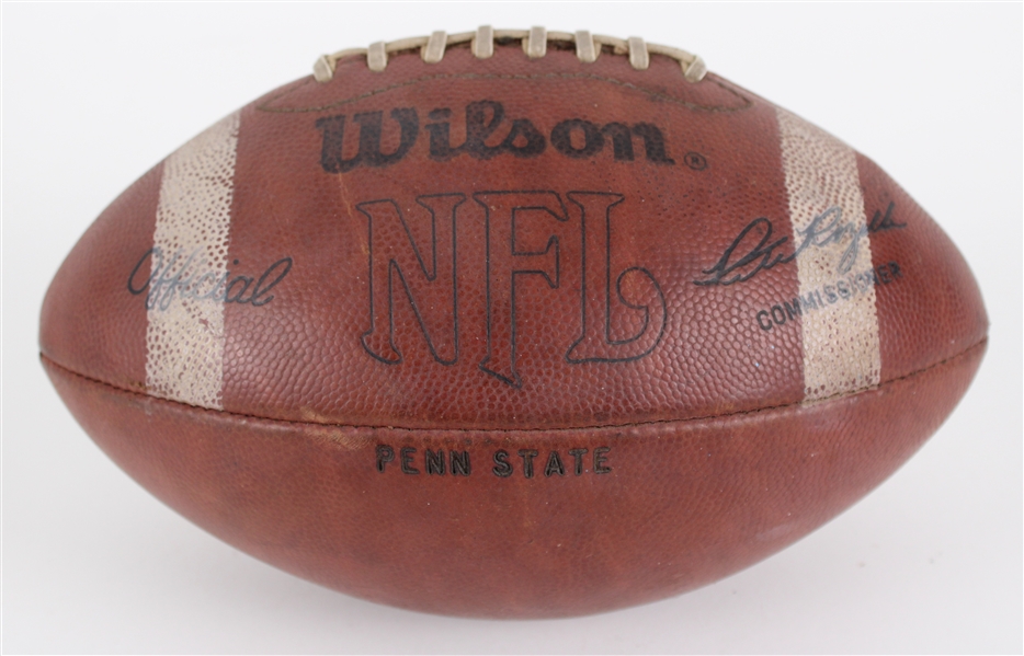 1984-85 Penn State Nittany Lions Wilson College Trial Football (MEARS LOA / Pepper Burruss Collection)