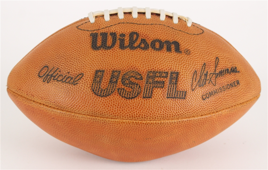1983-85 Official United States Football League (USFL) Chet Simmons Football (MEARS LOA / Pepper Burruss Collection)