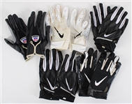 2000s-10s Green Bay Packers Receiver Gloves Collection - Lot of 10 (MEARS LOA / Pepper Burruss Collection)