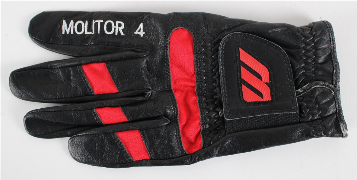 1998 Paul Molitor Minnesota Twins Game Worn Batting Glove (MEARS LOA) Final Season