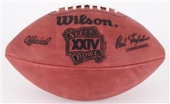 1990 San Francisco 49ers Denver Broncos ONFL Tagliabue Super Bowl XXIV Football (MEARS LOA / Pepper Burruss Collection)