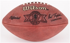 1992 Washington Redskins Buffalo Bills ONFL Tagliabue Super Bowl XXVI Football (MEARS LOA / Pepper Burruss Collection)