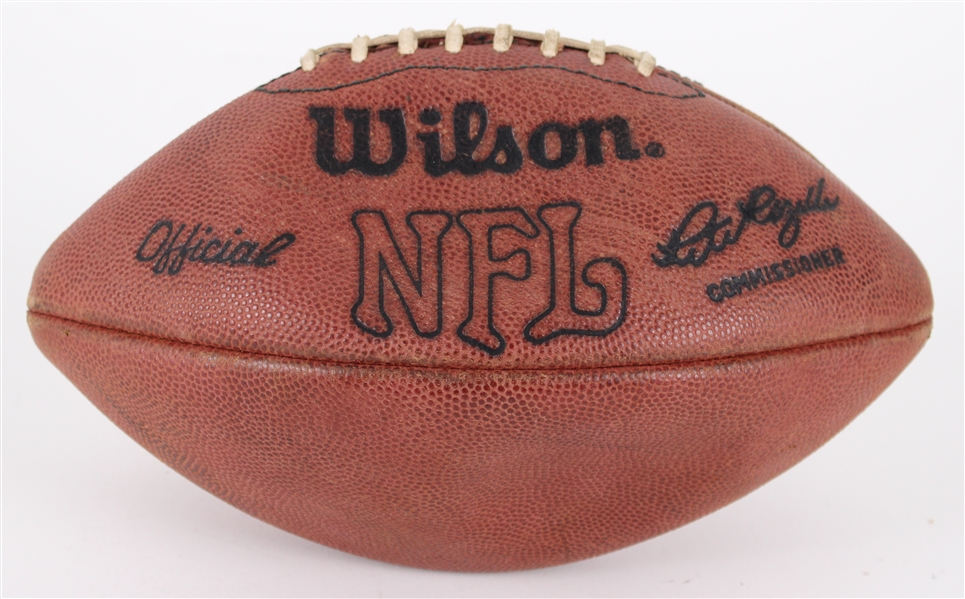 1984 Official NFL Pete Rozelle Game Used Football (MEARS LOA / Pepper Burruss Collection)