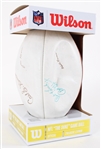 1970 Boston Patriots Team Signed ONFL Rozelle Autograph Panel Football (MEARS LOA / Pepper Burruss Collection)