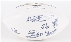 2012 NFC Pro Bowlers Multi Signed ONFL Goodell Autograph Panel Football w/ 16 Signatures Including Aaron Rodgers, Charles Woodson & More (JSA / Pepper Burruss Collection)