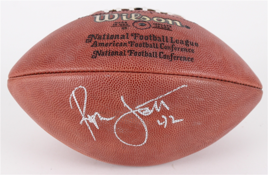 2000s Ronnie Lott San Francisco 49ers Signed ONFL Tagliabue Football (JSA / Pepper Burruss Collection) 
