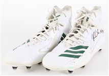 2018 Kenny Clark Green Bay Packers Signed Adidas Game Worn Cleats (MEARS LOA / JSA / Pepper Burruss Collection)
