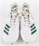 2018 Kenny Clark Green Bay Packers Signed Adidas Game Worn Cleats (MEARS LOA / JSA / Pepper Burruss Collection)