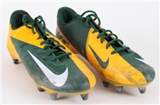 2012 Clay Matthews Green Bay Packers Game Worn Nike Cleats (MEARS LOA / Pepper Burruss Collection)