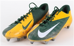 2012 Clay Matthews Green Bay Packers Game Worn Nike Cleats (MEARS LOA / Pepper Burruss Collection)
