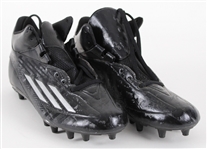 2015 Aaron Rodgers Green Bay Packers Adidas Player Issued Cleats (MEARS LOA / Pepper Burruss Collection)