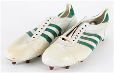 1977-80s New York Jets Adidas University Football Cleats (MEARS  LOA / Pepper Burruss Collection)