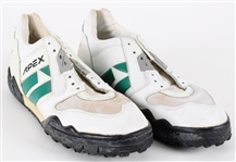 1990s Pepper Burruss Green Bay Packers Game Worn Apex Cleats (MEARS LOA / Pepper Burruss Collection)