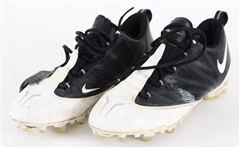 2008 Charles Woodson Green Bay Packers Game Worn Nike Cleats (MEARS LOA / Pepper Burruss Collection)