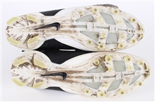 2008 Charles Woodson Green Bay Packers Game Worn Nike Cleats (MEARS LOA / Pepper Burruss Collection)