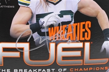 2010's Green Bay Packers Cereal Boxes - Lot of 3 w/ Clay Matthews Signed Wheaties Box (JSA / Pepper Burruss Collection)