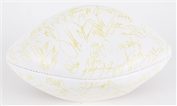 1996 Super Bowl XXXI Champion Green Bay Packers Team Signed ONFL Tagliabue Autograph Panel Football w/ Reggie White, Brett Favre, Desmond Howard, Gilbert Brown & More (JSA / Pepper Burruss Collection)