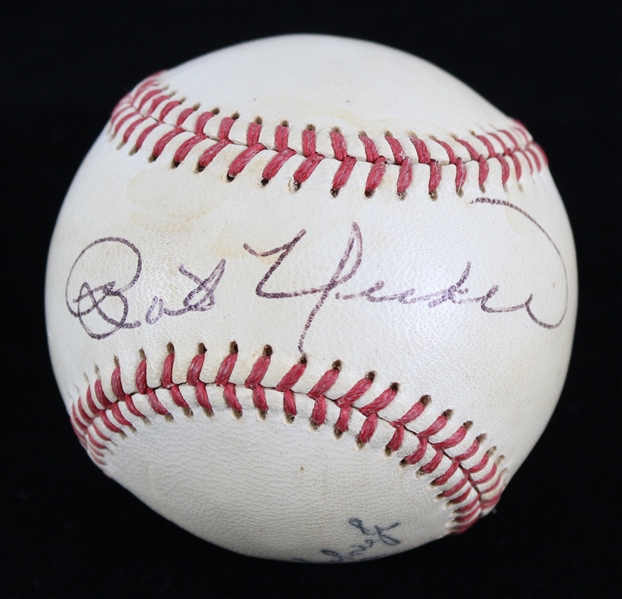 1968-73 Bob Uecker Milwaukee Brewers Signed Official Pacific Coast League (PCL) McKechnie Jr. Baseball (JSA / Pepper Burruss Collection) 