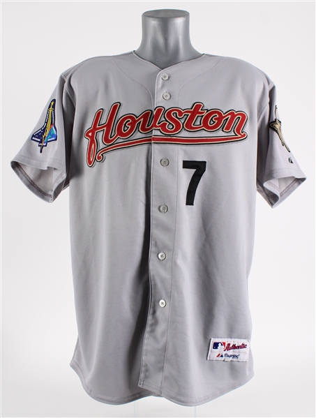 2003 Craig Biggio Houston Astros Game Worn Road Jersey (MEARS A5)