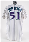 2003-04 Randy Johnson Arizona Diamondbacks Home Jersey (MEARS A5)
