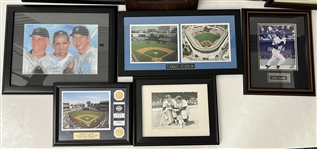 1990s-2000s Baseball, Basketball, Football Collection w/ Framed Photos, Plaques & more (Lot of Hundreds)