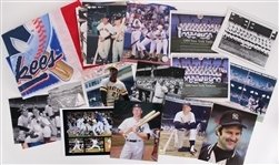 1990s-2000s Baseball, Basketball, Football Collection w/ Framed Photos, Plaques & more (Lot of Hundreds)