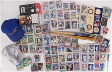 1990s-2000s Baseball, Basketball, Football Collection w/ Framed Photos, Plaques & more (Lot of Hundreds)