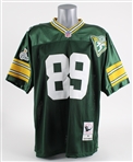 2018 Dave Robinson Green Bay Packers Signed Mitchell & Ness Throwback Jersey w/ Tee Up For The Cure & Franchise 75th Anniversary Patches (JSA)