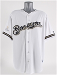 2019 Gorman Thomas Milwaukee Brewers Signed Jersey w/ Tee Up For The Cure Patch (JSA)
