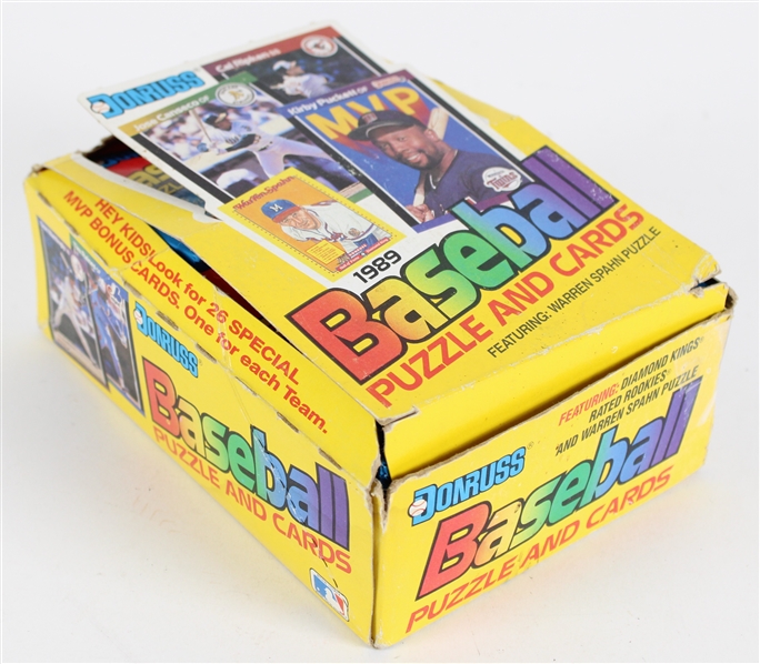 1989 Donruss Baseball Trading Cards Hobby Box w/ 36 Unopened Packs