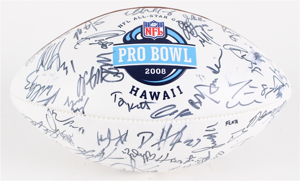 2008 NFC Pro Bowlers Multi Signed ONFL Goodell Autograph Panel Football w/ Patrick Willis, Devin Hester, Tony Romo & More (JSA / Pepper Burruss Collection)